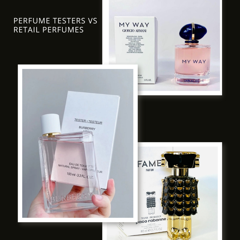 Perfume Testers vs. Retail Perfumes